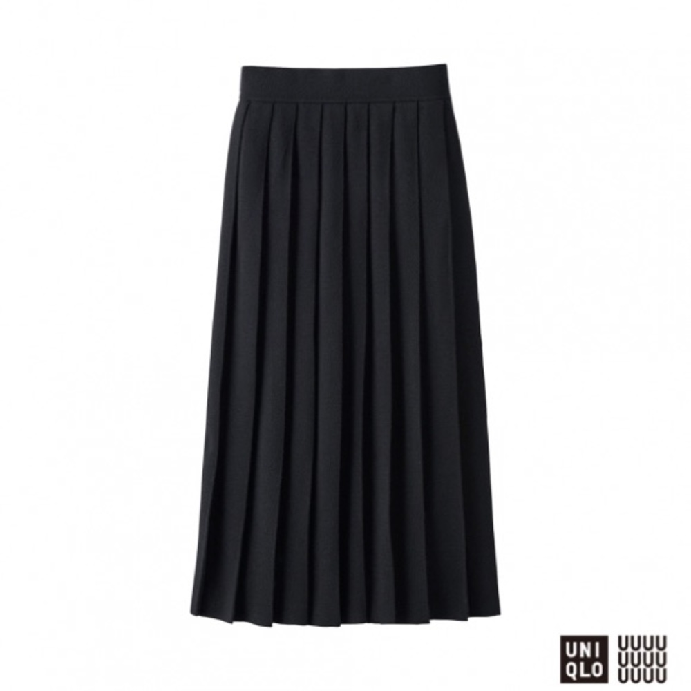 Uniqlo u merino pleated skirt